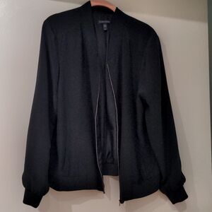 Eileen Fischer silk bomber jacket
